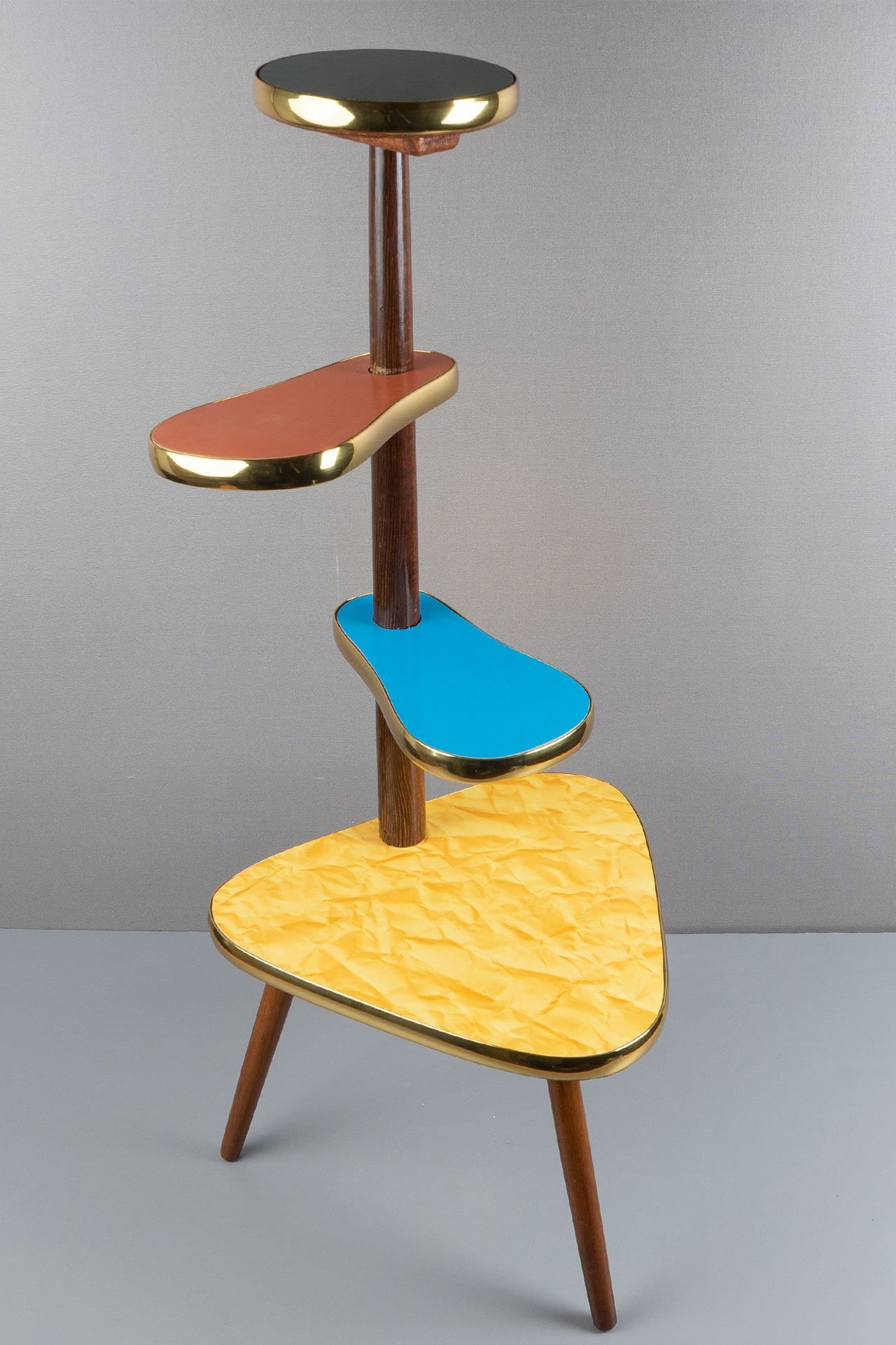 Mid Century Kademeli Sehpa
