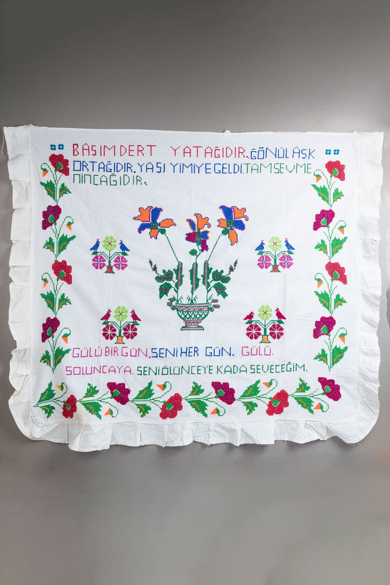 Mâni İşlemeli Etamin