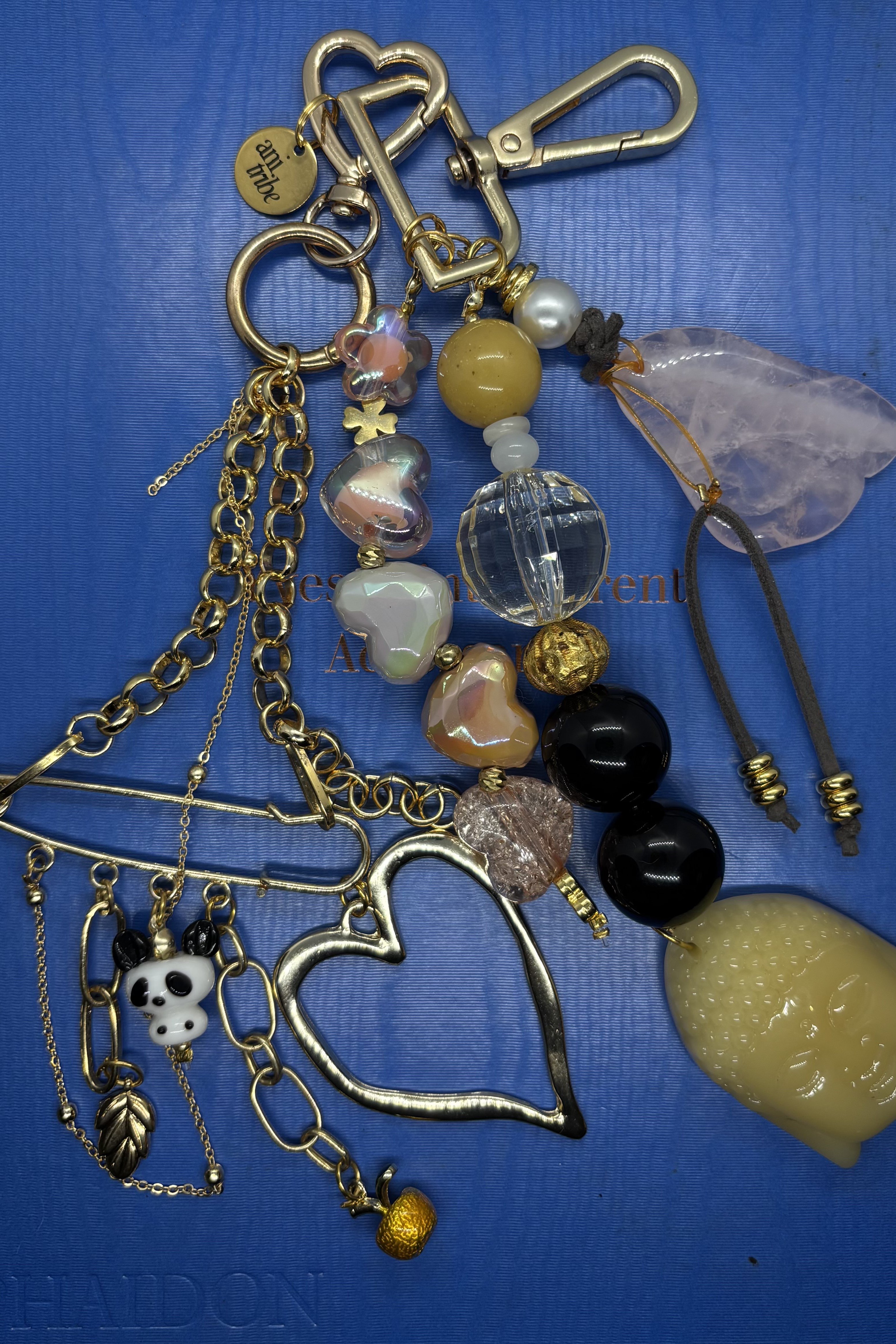 Kalpli & Cam Buddha Detaylı Bag Charm