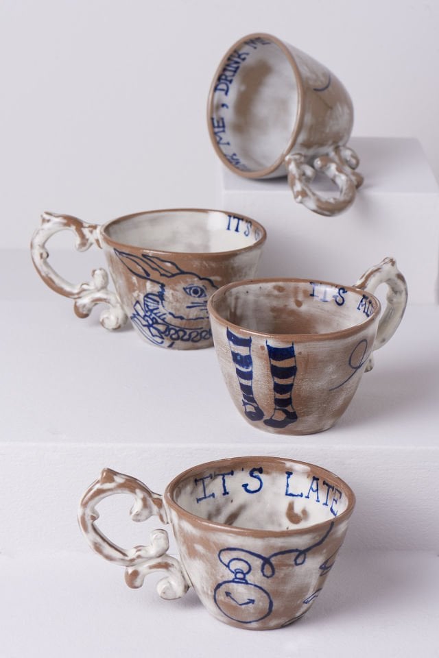 Alice in Wonderland Rustik Kupa - 3