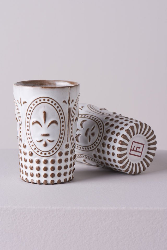 Fleur de Lis Rustik Şarap Kadehi - 1