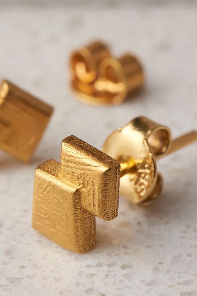 İkili Küçük Mozaik Küpe