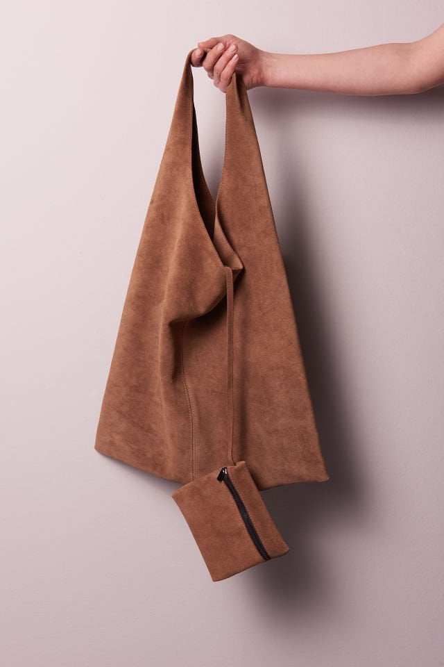 Süet Hobo Çanta 10