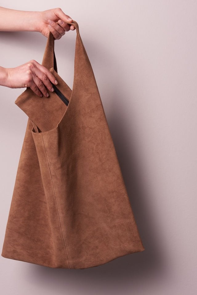 Süet Hobo Çanta 10