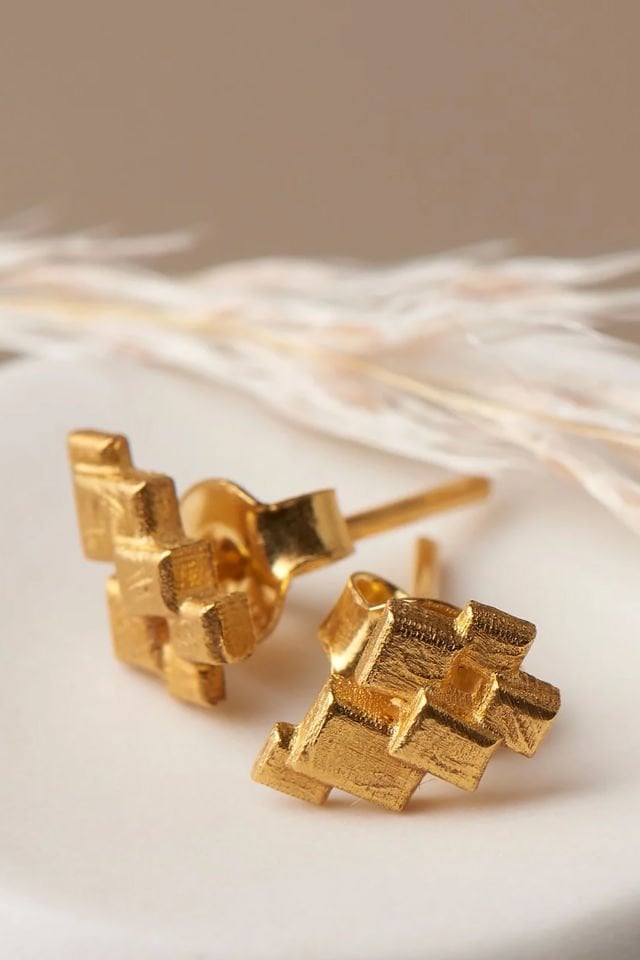 Minik Çoklu Mozaik Küpe