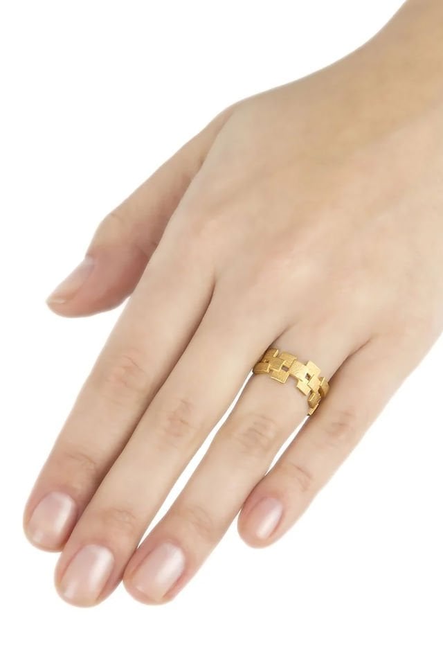 İnce Mozaik Yüzük