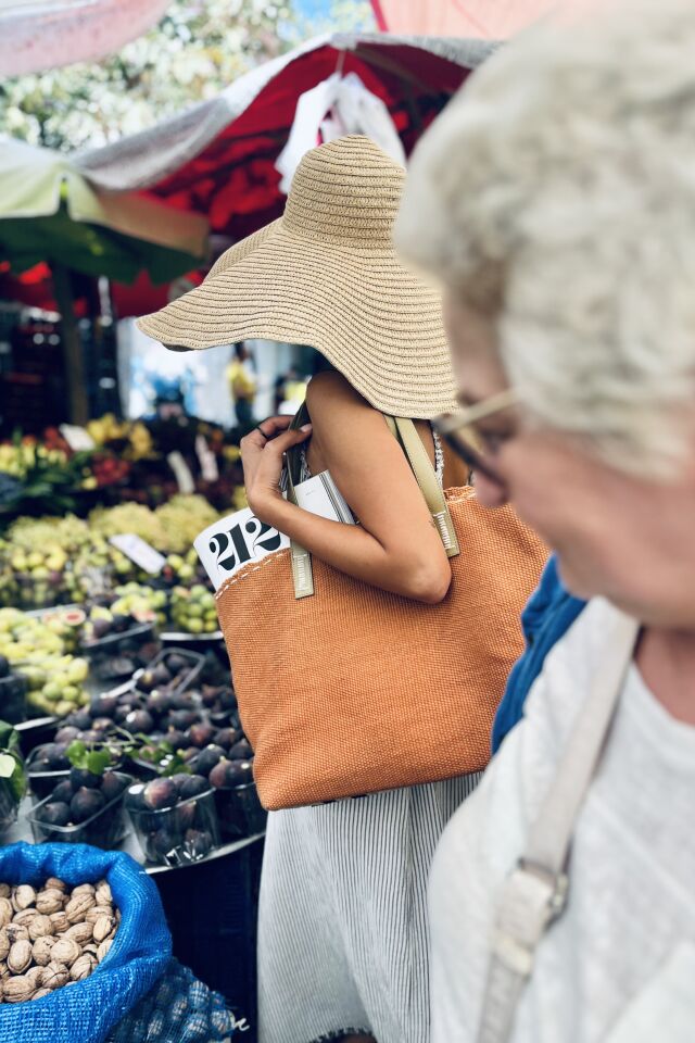 Jazmine Hemp Coral & Wasabi Green