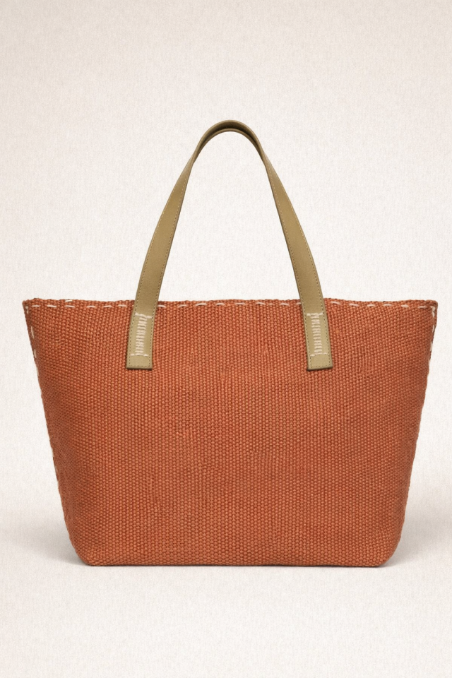 Jazmine Hemp Coral & Wasabi Green