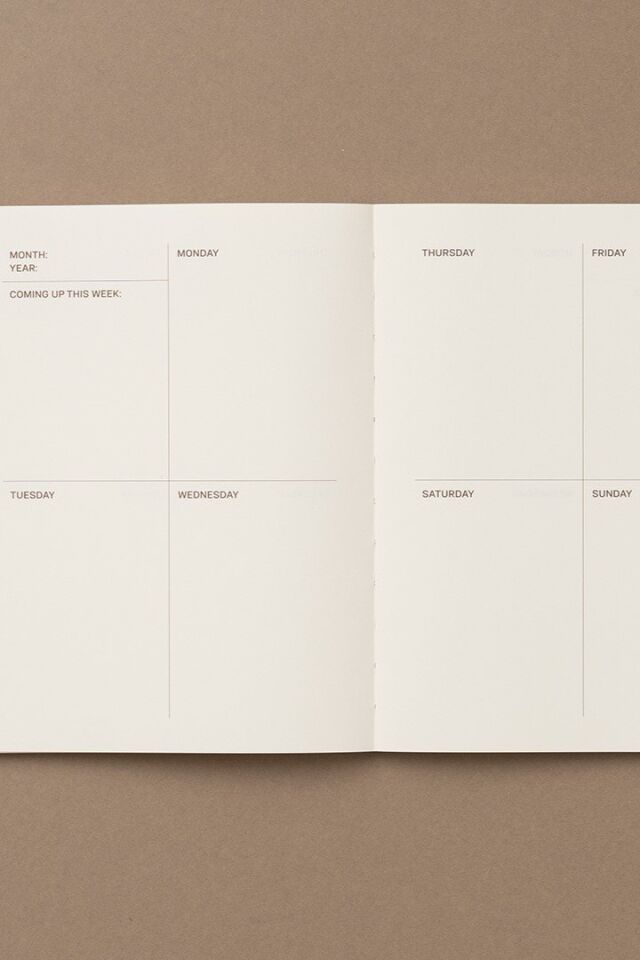 Everyday Planner Almond