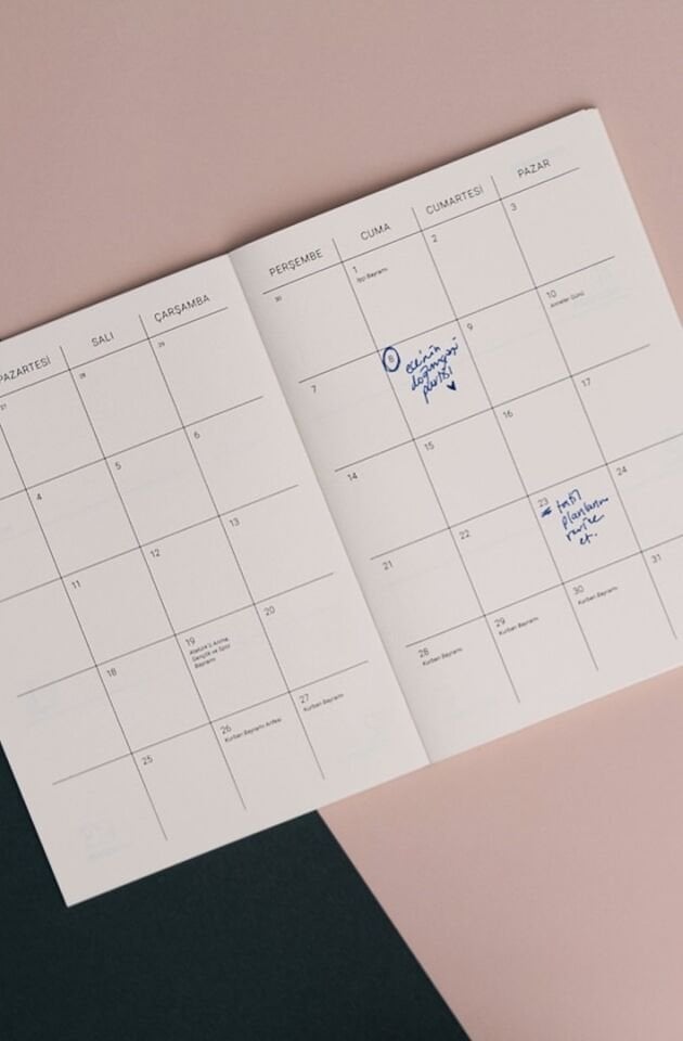 2026 Haftalık Ajanda Doğa