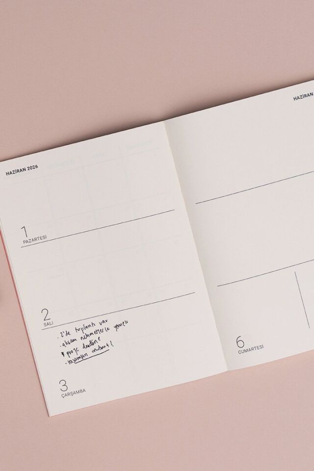 2026 Haftalık Ajanda Geo