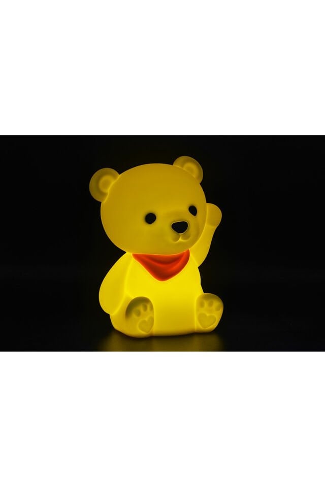 Silikon Gece Lambası Ayıcık Sarı