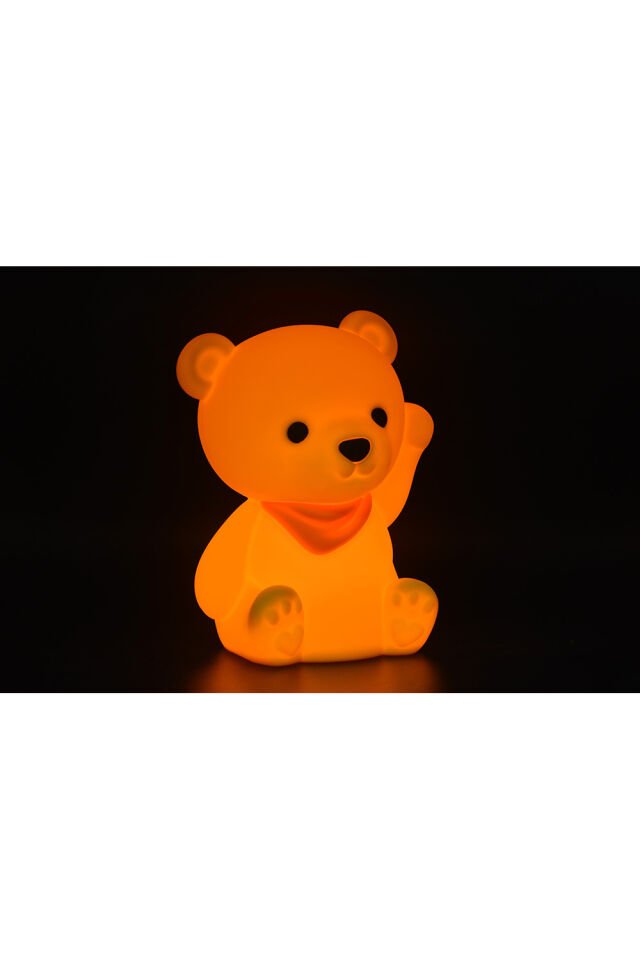 Silikon Gece Lambası Ayıcık Sarı