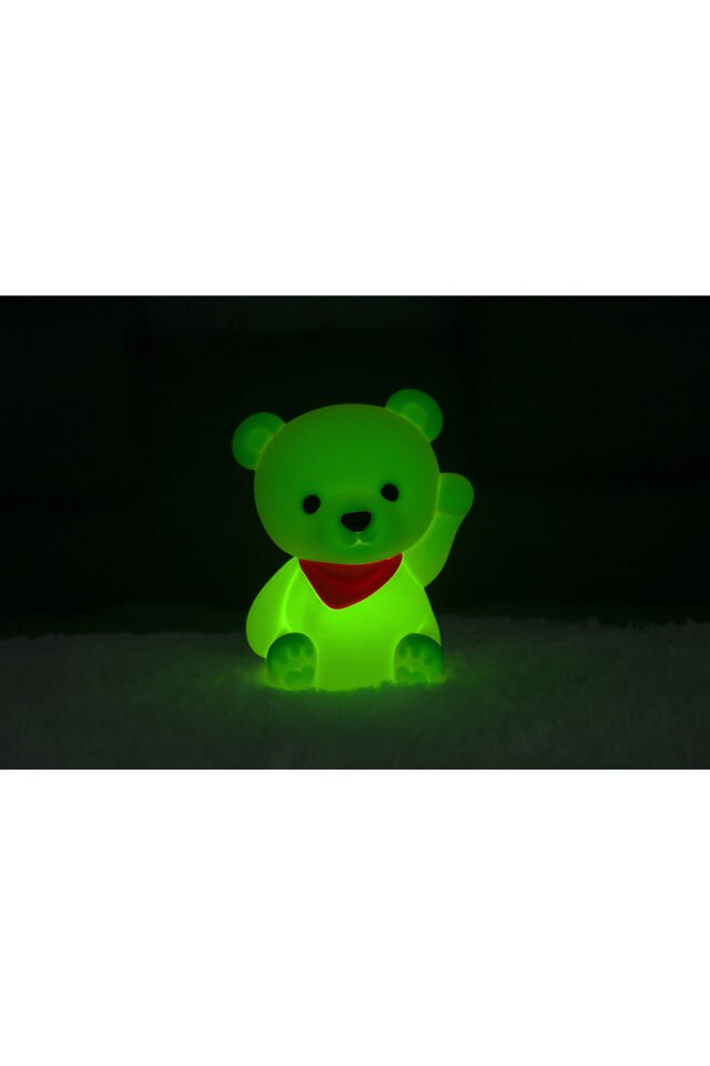 Silikon Gece Lambası Ayıcık Sarı