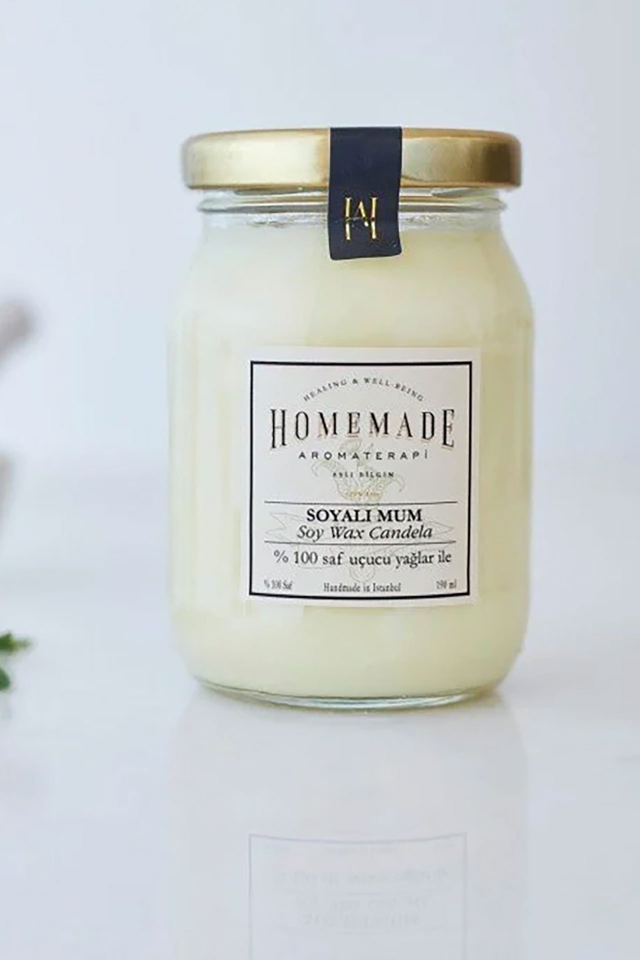 Tarçın & Portakal & Karanfil Soyalı Mum Orta