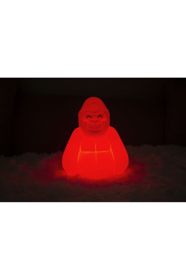 Silikon Gece Lambası Goril Mavi