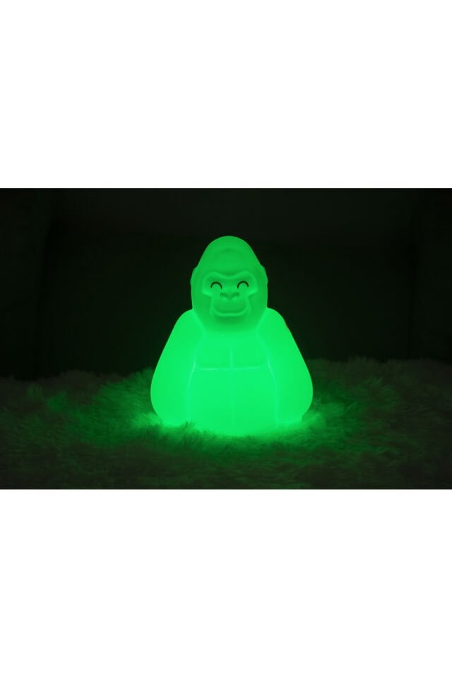 Silikon Gece Lambası Goril Mavi