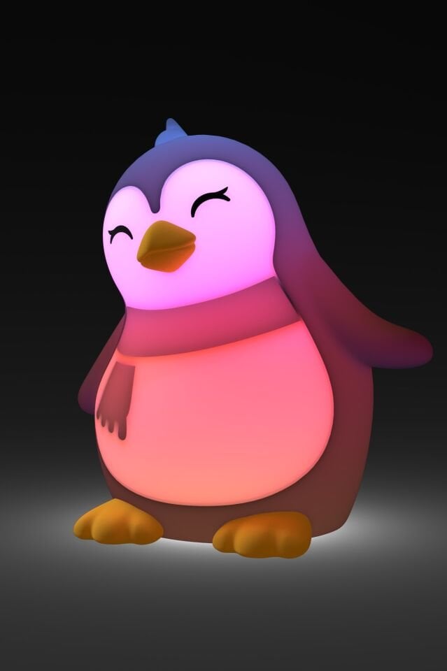 Silikon Şarjlı Gece Lambası Penguen