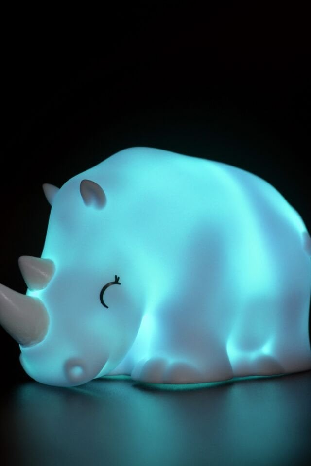 Silikon Gece Lambası Rhino Scott Yeşil