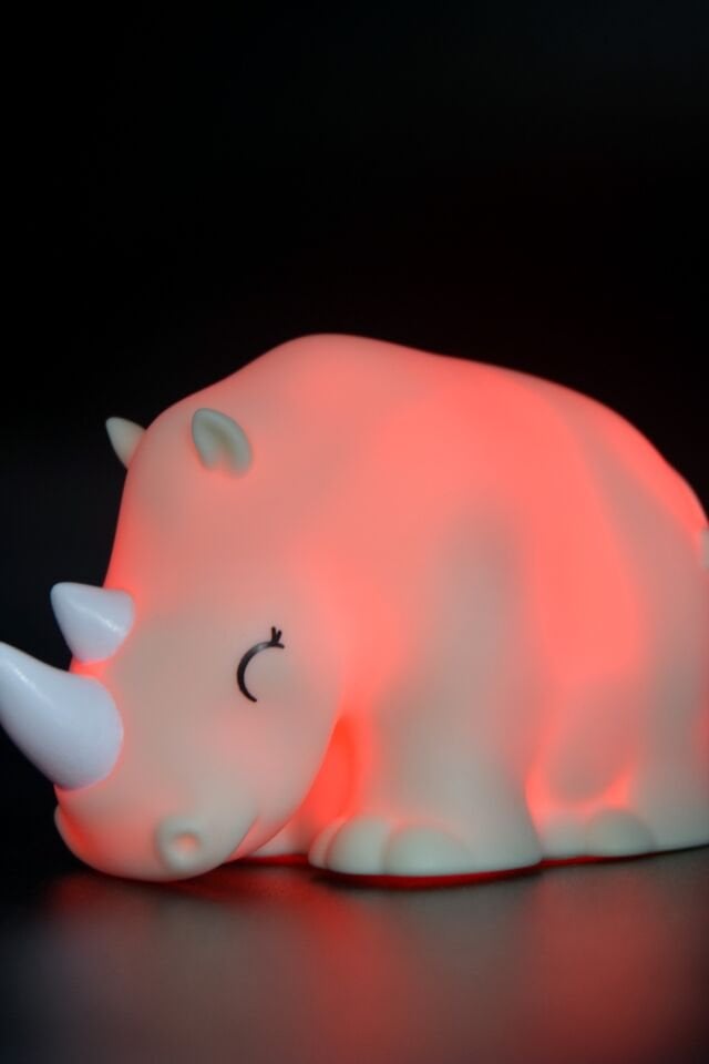 Silikon Gece Lambası Rhino Scott Yeşil