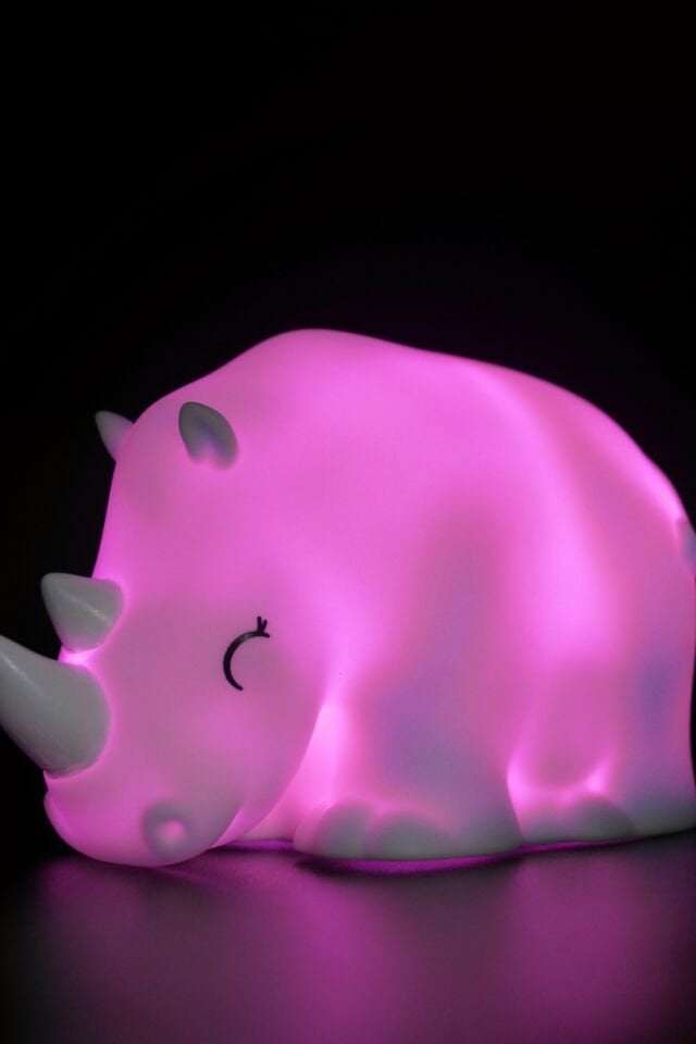 Silikon Gece Lambası Rhino Scott Yeşil