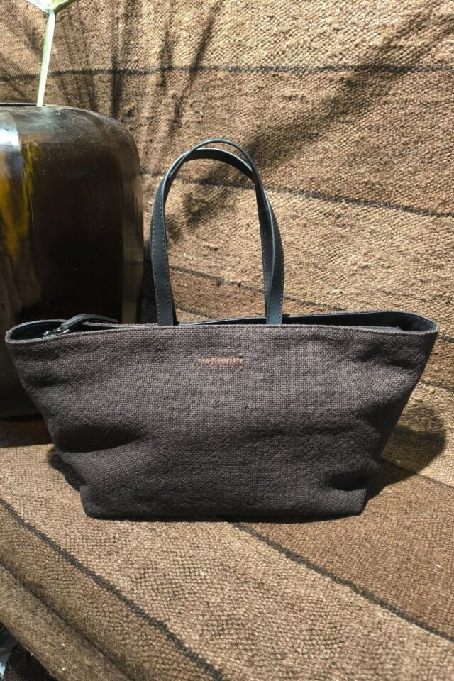 Jazz 212 Kahve El Dokuma Kumaş