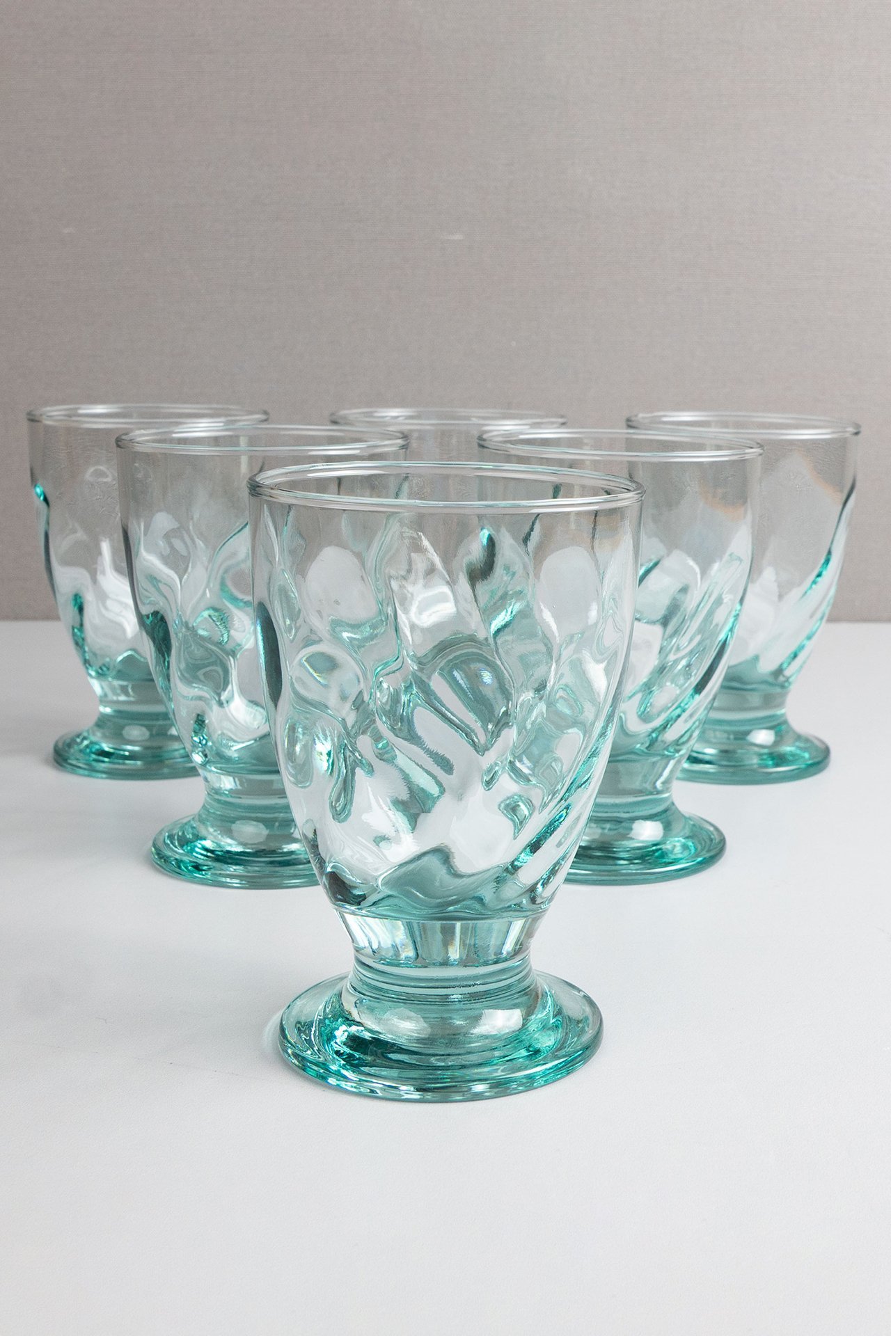 6 Yeşilimsi Su Bardağı