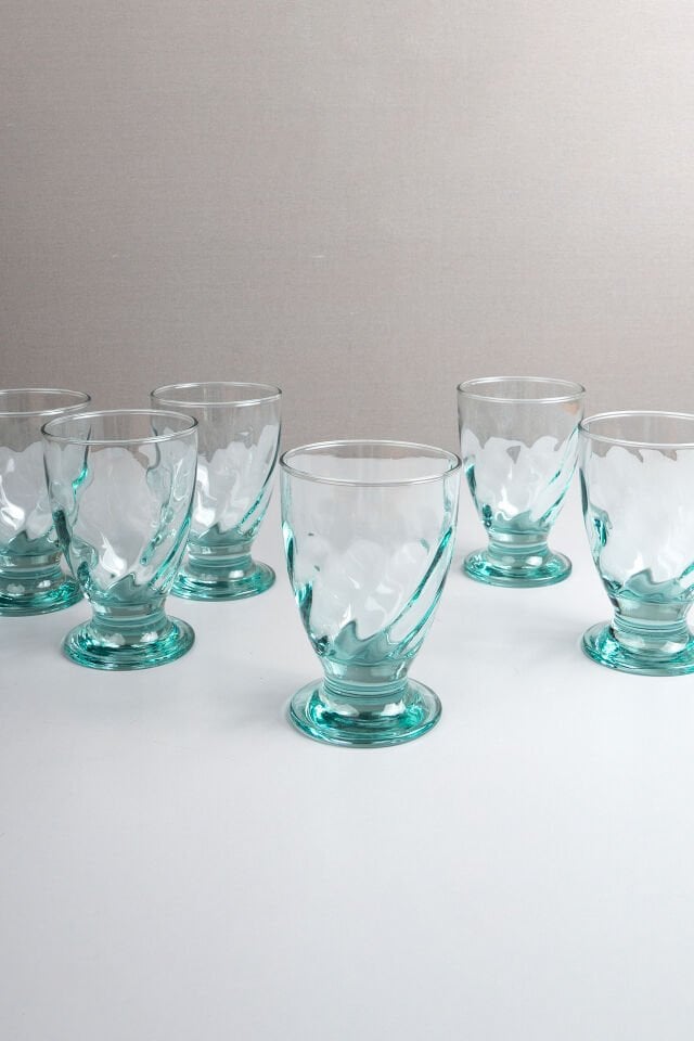 6 Yeşilimsi Su Bardağı