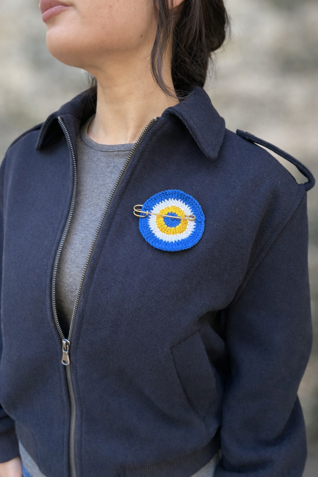 Nazar Boncuğu Yaka İğnesi