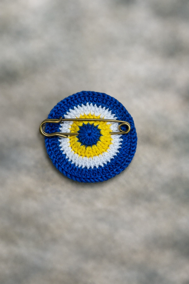 Nazar Boncuğu Yaka İğnesi