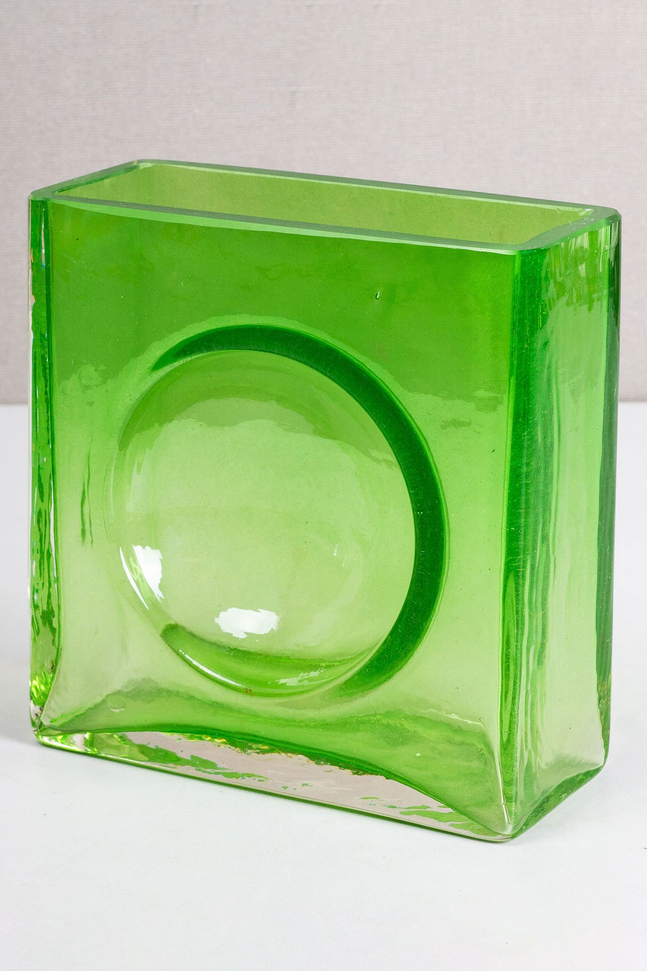 Christian Tortu Yeşil Cam Vazo