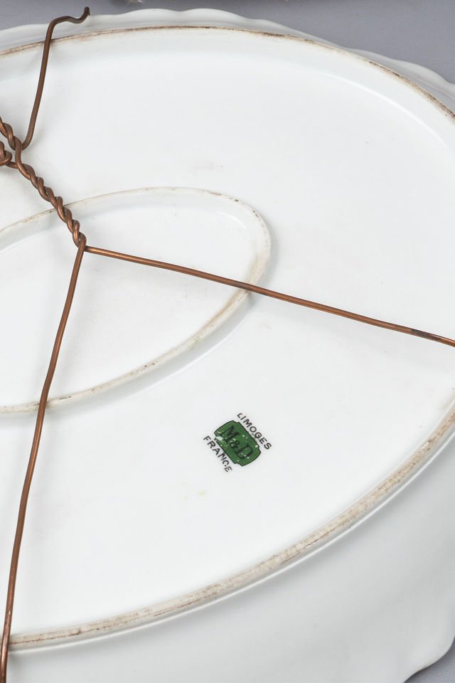 Çift Limoges Porselen Tabak