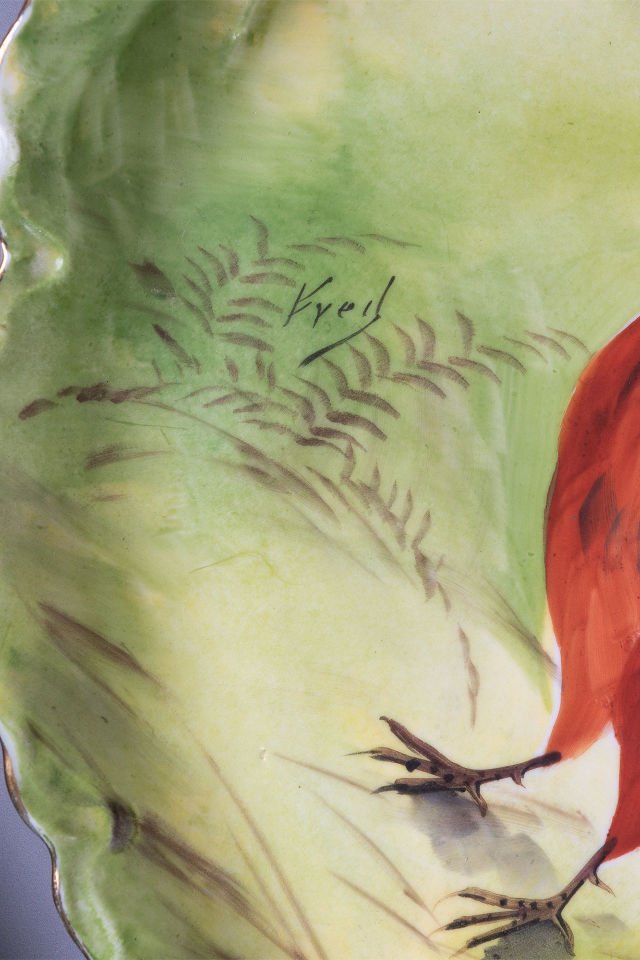 Çift Limoges Porselen Tabak