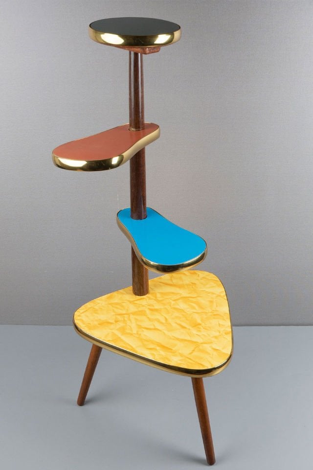 Mid Century Kademeli Sehpa