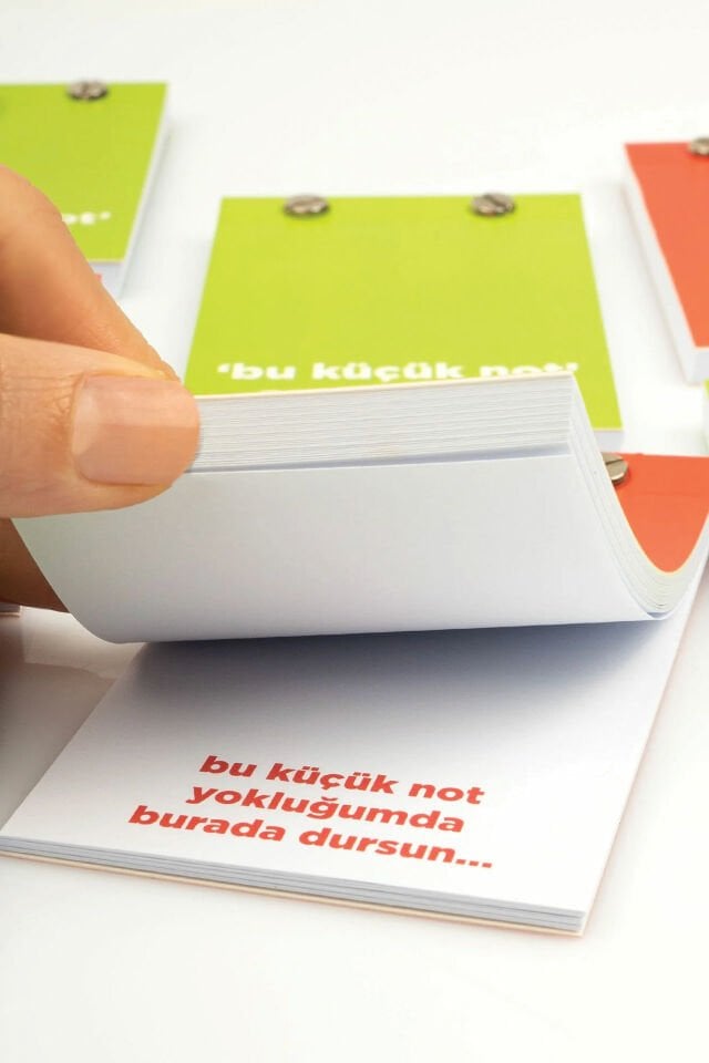 'bu küçük not' Cep Defteri
