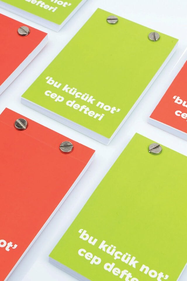 'bu küçük not' Cep Defteri
