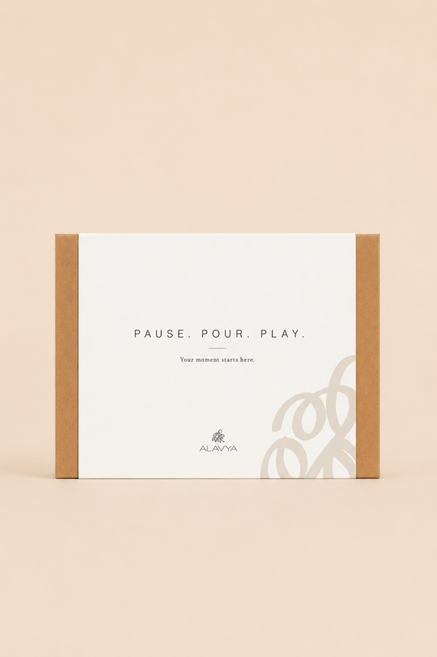 PAUSE. POUR. PLAY.