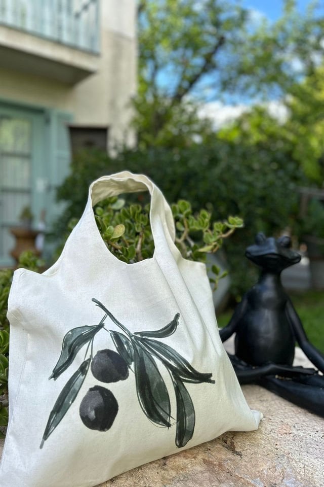 ''Alavya'nın Bahçesi'nden'' Çantalar - Zeytin