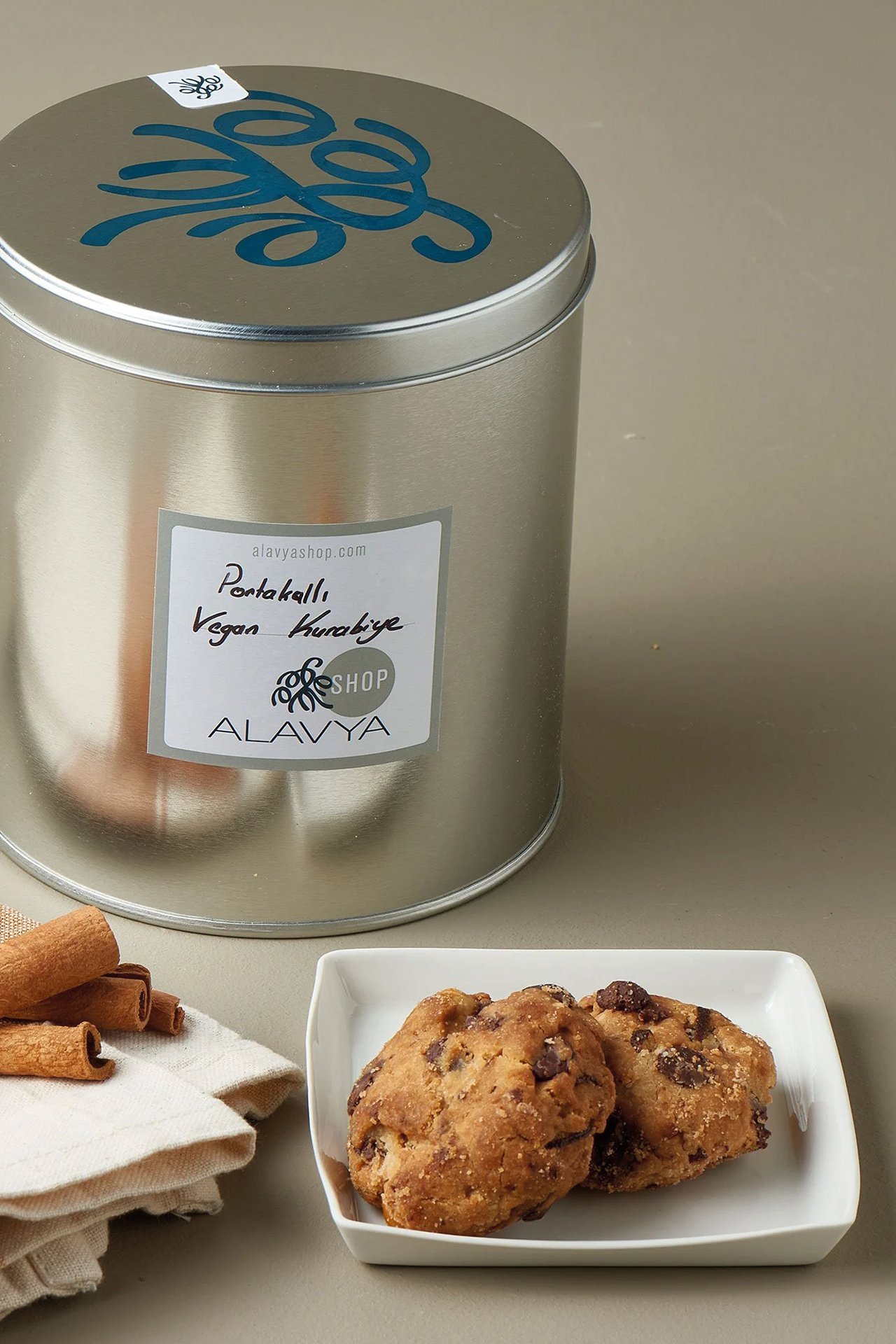 Portakallı Choc-Chip Vegan Cookie