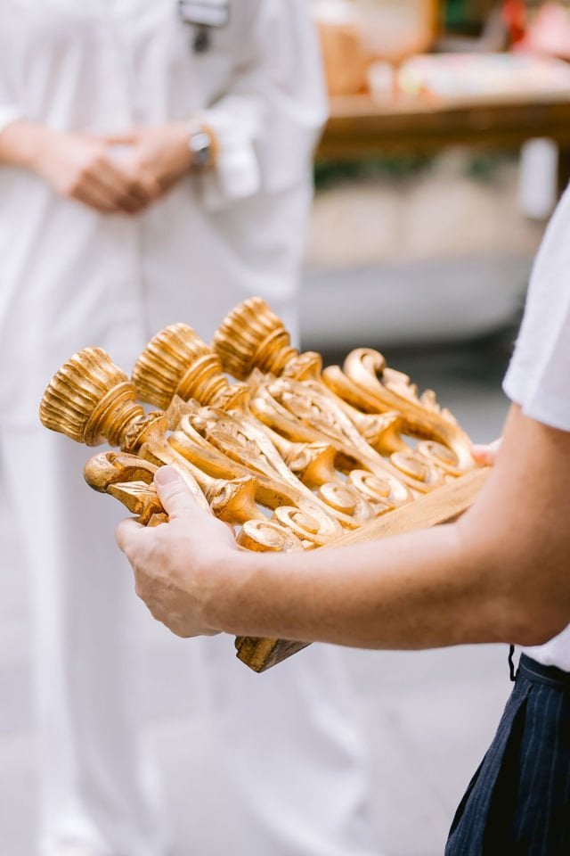 Ahşap Varak Şamdan