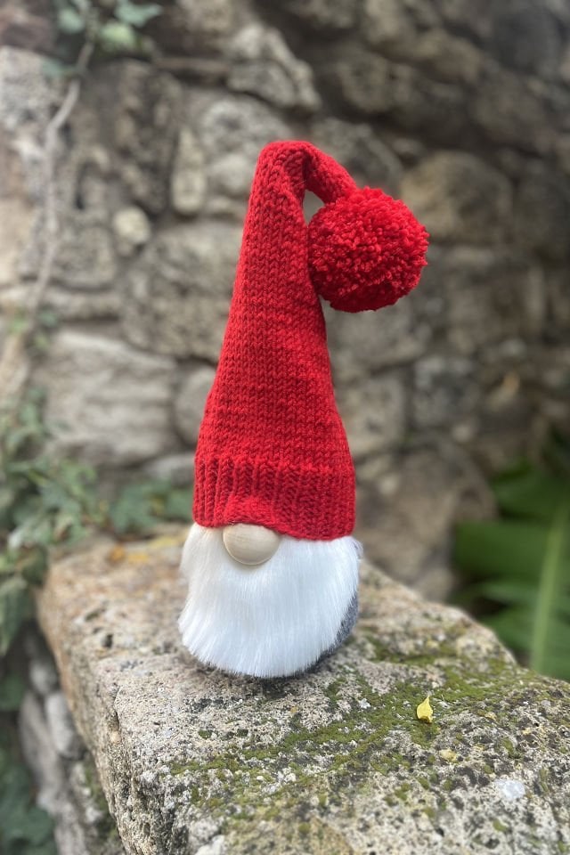 Nordic Yeni Yıl Cücesi Büyük Boy Kırmızı Şapkalı