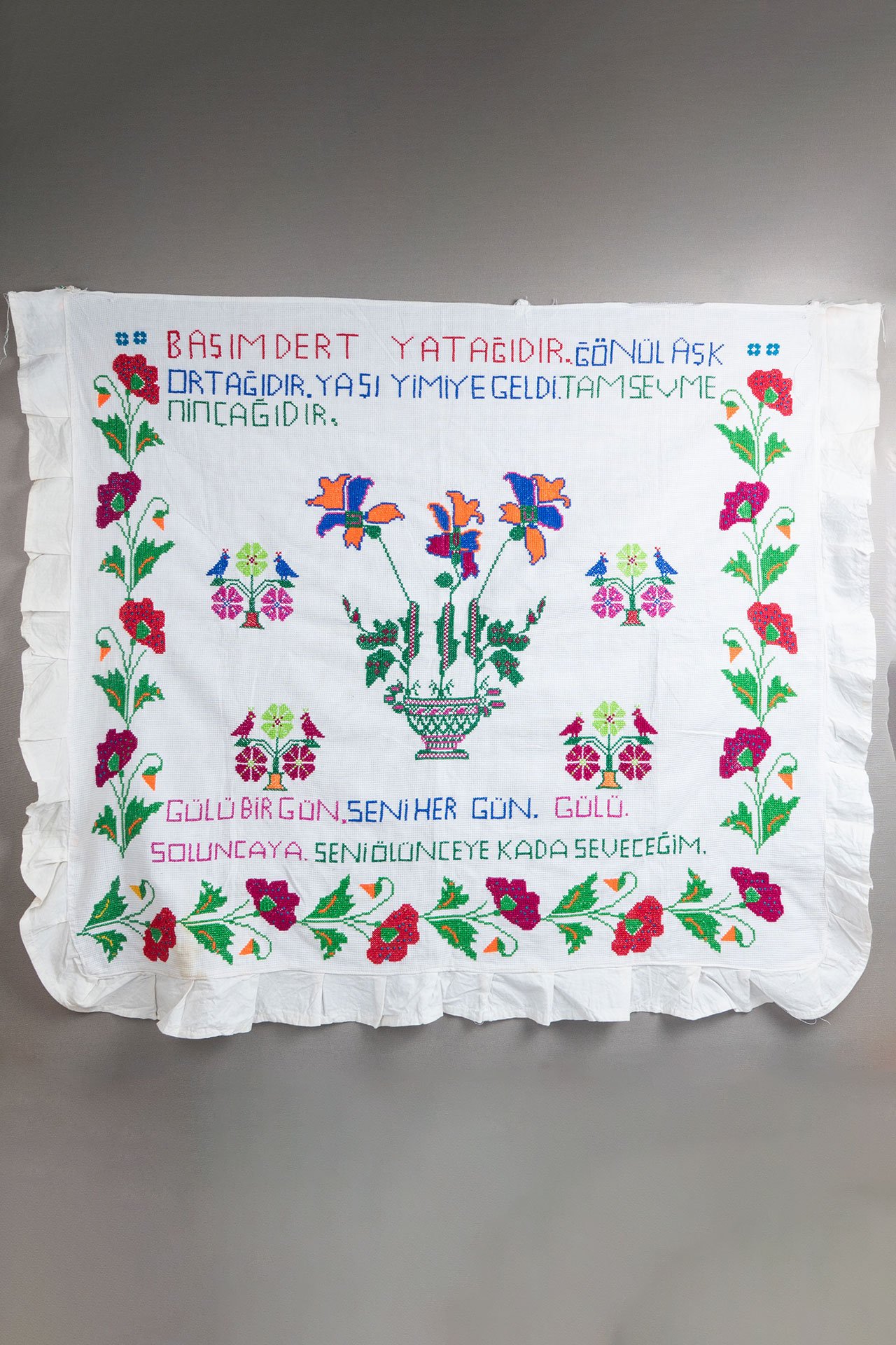 Mâni İşlemeli Etamin