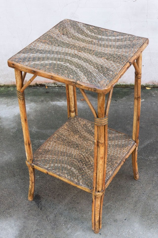 Bambu Hasır Sehpa