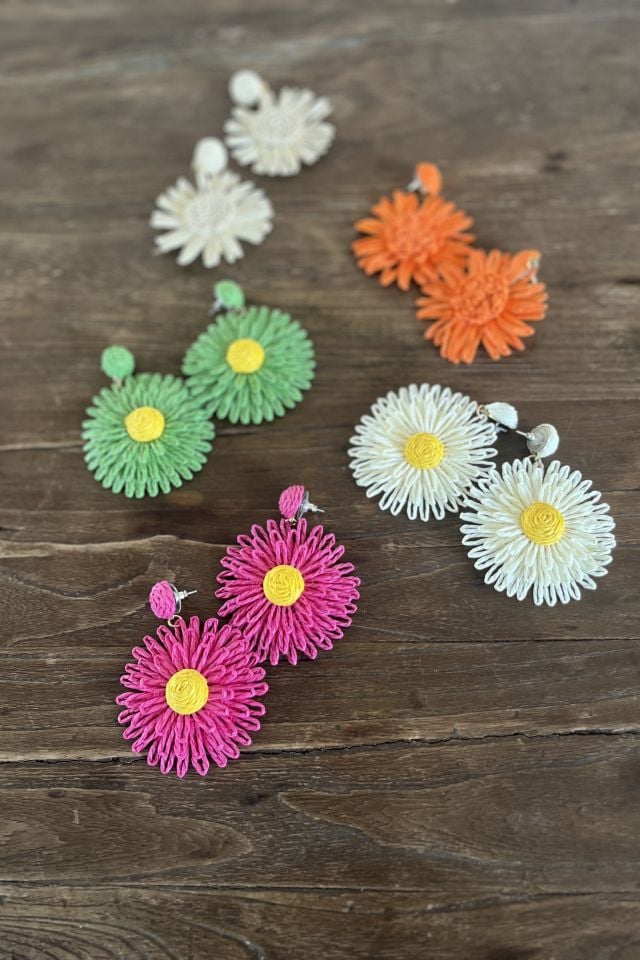 Çiçek Küpe Fuşya