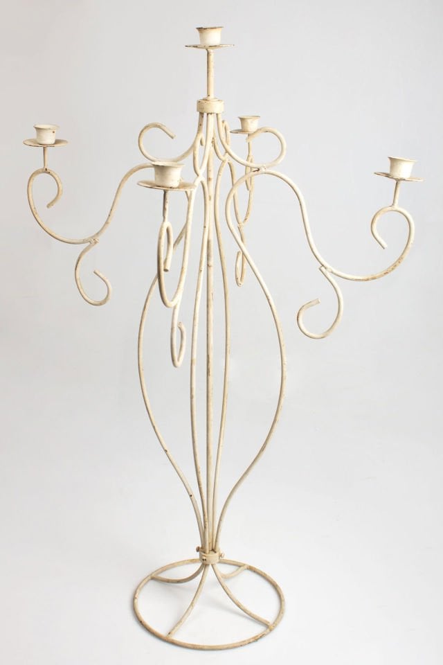 Ferforje Dört Kollu Şamdan