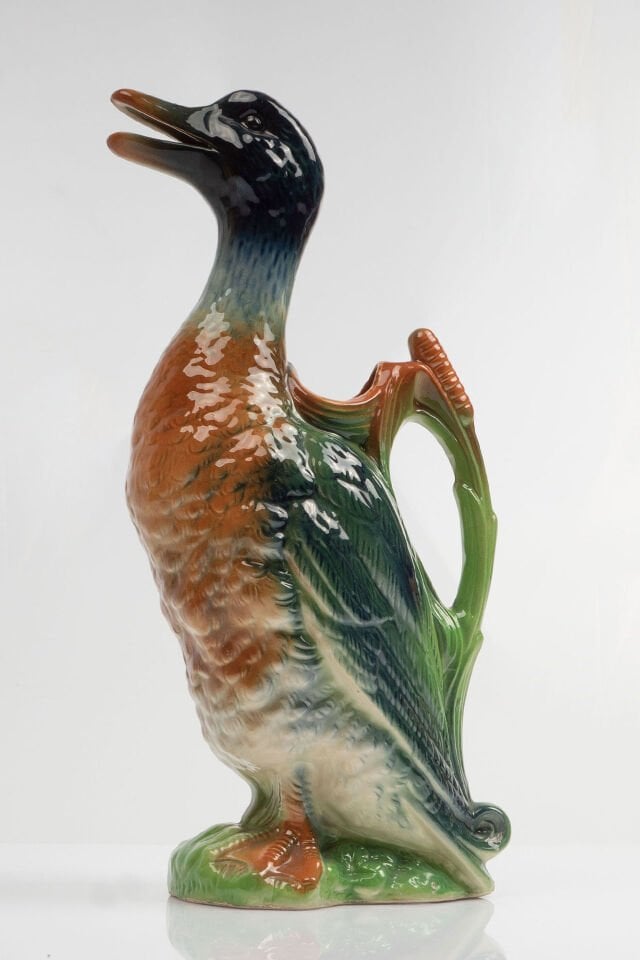 Majolica St Clement Ördek Sürahi