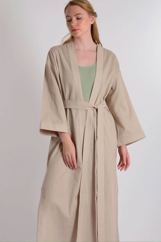 Safari Linen Kimono