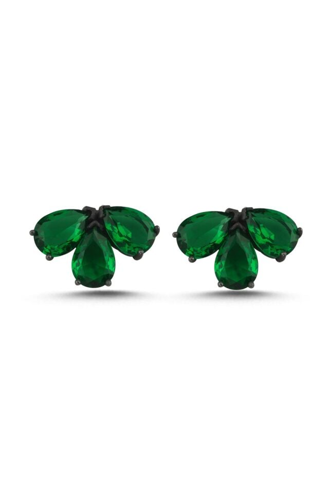 Green Crystal Earring