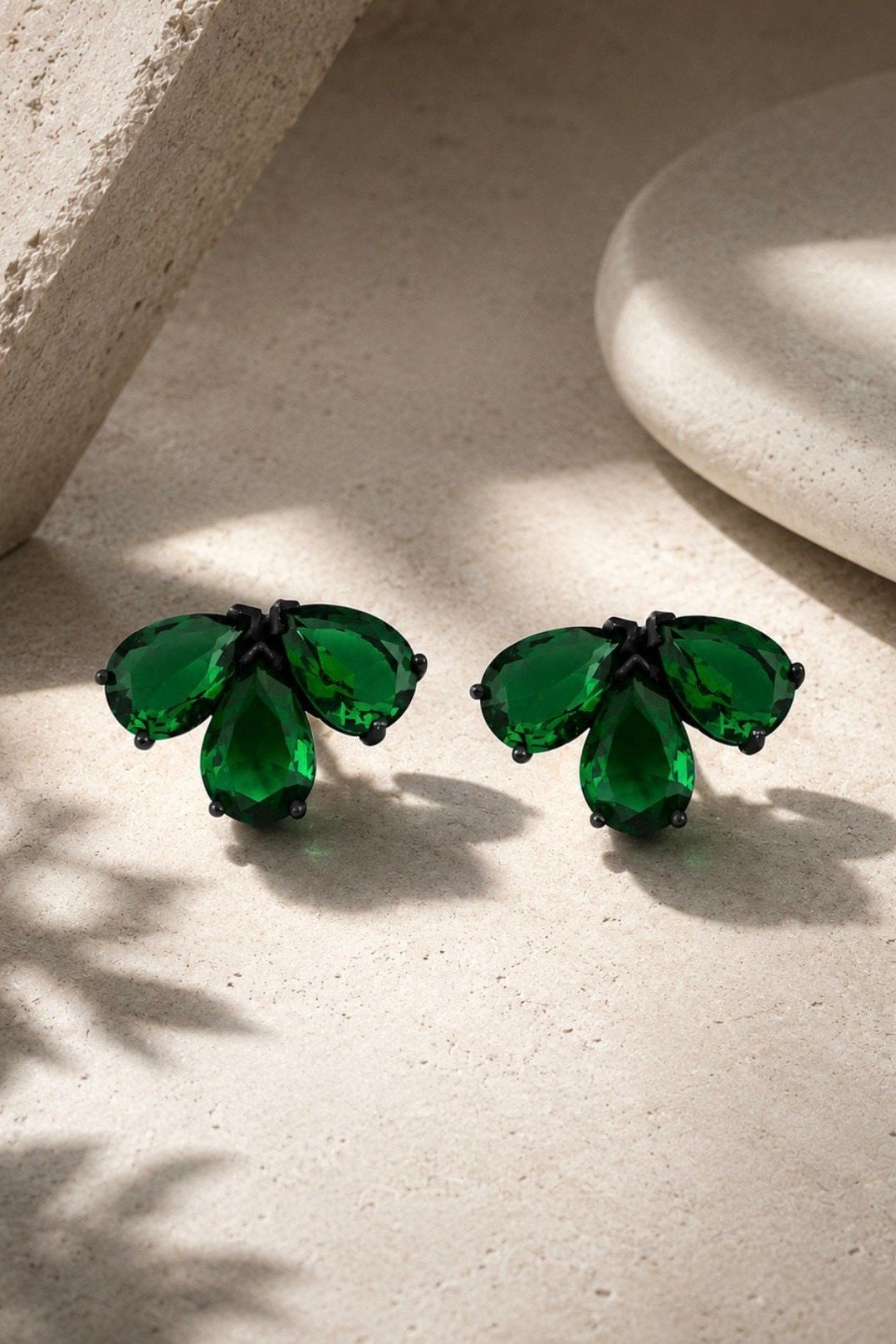 Green Crystal Earring